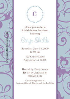 bridal shower invitation